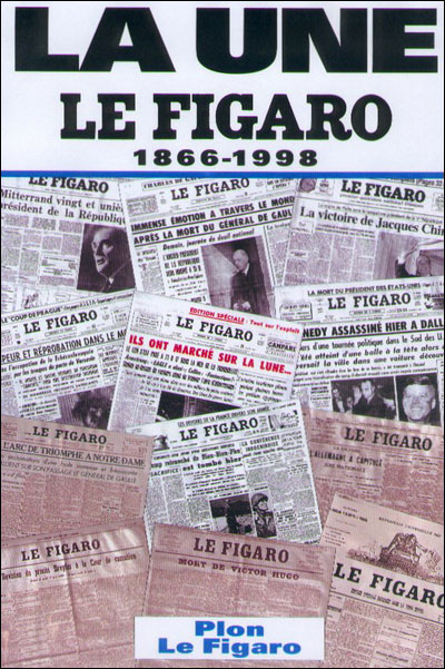 La une le figaro 1866-1918