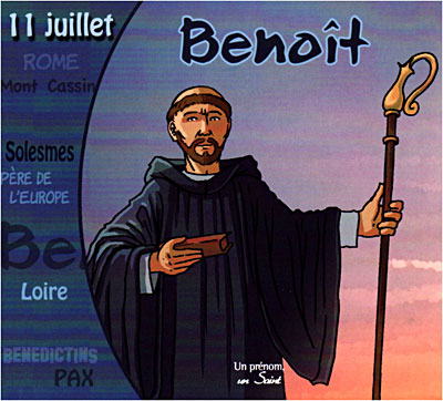 Saint Benoit de nursie un prénom un saint