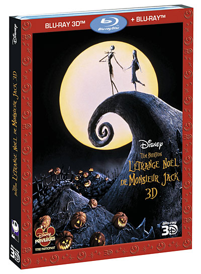 L'Etrange Noël de Monsieur Jack - Blu-Ray - Versions 2D et 3D