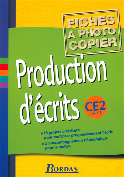 Production D'ecrits Ce2 Reprofiches