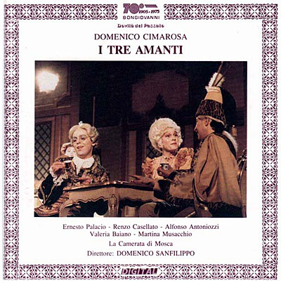 Intermède musical en 2 actes 'I tre amanti'