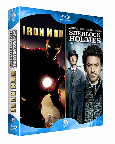 Iron Man - Sherlock Holmes - Coffret blu-Ray