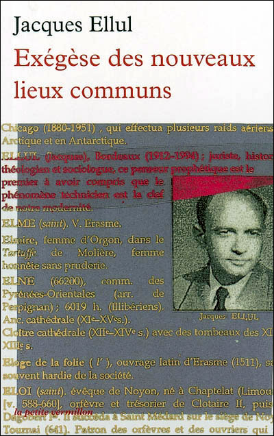 Exégèse des nouveaux lieux communs