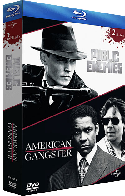 Public Enemies - American Gangster - Coffret - Blu-Ray