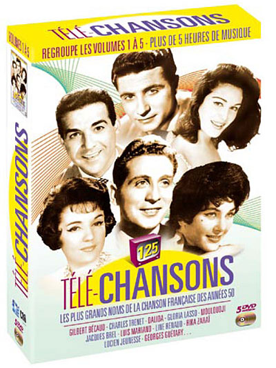 Télé - Chansons - Coffret 5 DVD