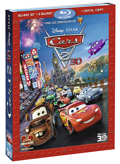 Cars 2 - Coffret Blu-Ray - Versions 2D et 3D