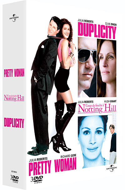 Coup de foudre à Notting Hill - Duplicity - Pretty Woman - Coffret