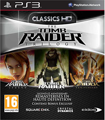 Pochette avant du jeu Tomb Raider Trilogy PS3 - PlayStation 3