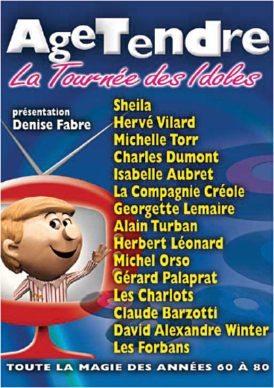 AGE TENDRE LA TOURNEE DES IDOLES VOL.5/COFFRET2DVD