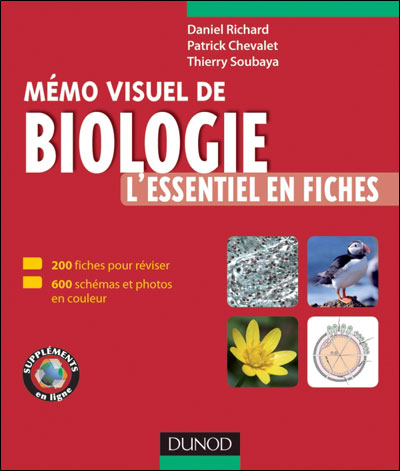 Mémo visuel de biologie : l'essentiel en fiches et en couleur