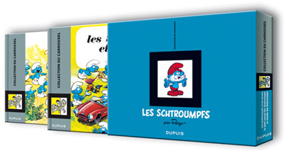 Coffret carrousel les schtroumpfs