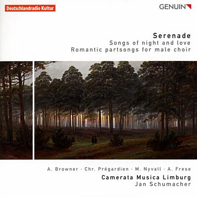 Sérénade/mélodies romantiques pour choeur d'hommes
