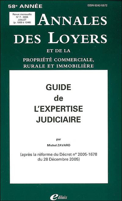 Guide de l'expertise judiciaire