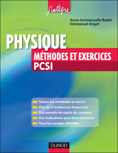 Physique : méthodes et exercices PCSI