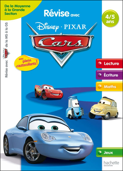 Révise avec Cars De la MS à la GS - Cahier de vacances 2020
