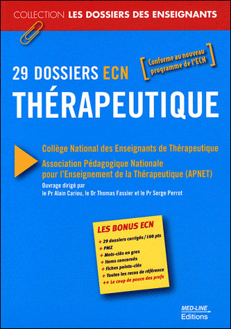 Dossiers ECN thérapeutique