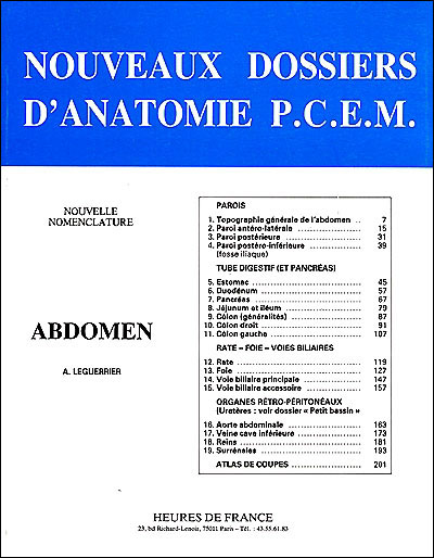 Anatomie abdomen
