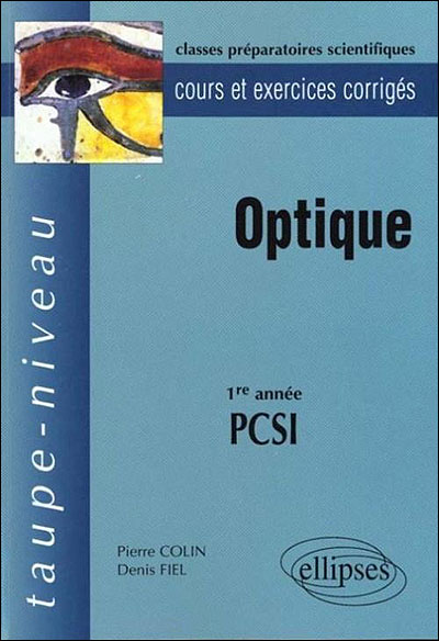 Optique 1ere annee pcsi cours et exercices corriges