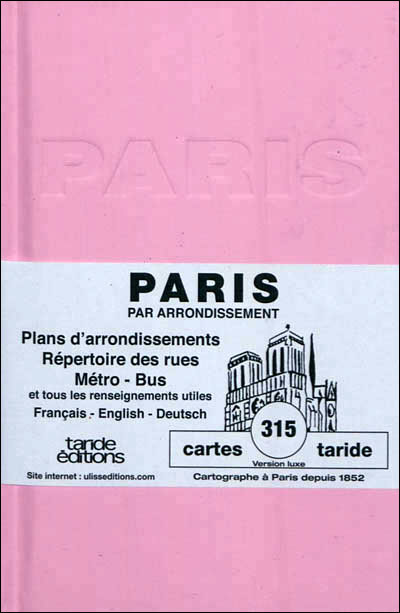 Plan de paris rose 315, 2012 - G. Boulanger (Auteur)