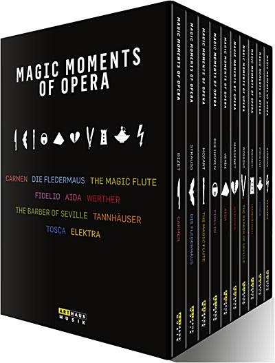 Magic moments of opéra - 11 DVD