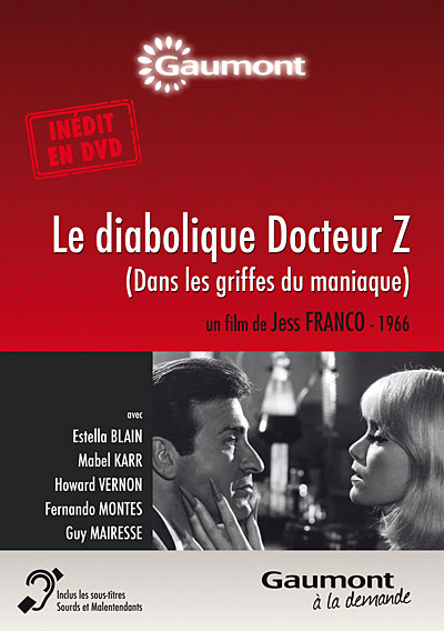 Le Diabolique Docteur Z Dans les griffes du maniaque DVD