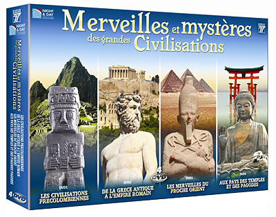 Merveilles et mystères des grandes Civilisations - Coffret 4 DVD
