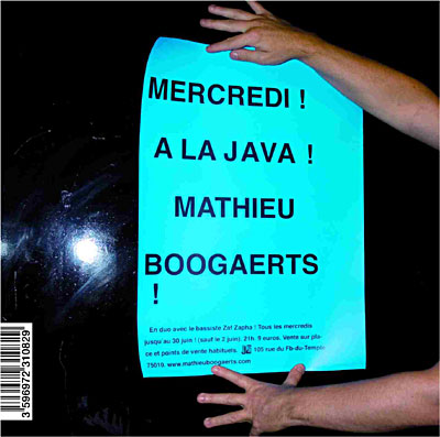 Mathieu Boogaerts en concert à la Java
