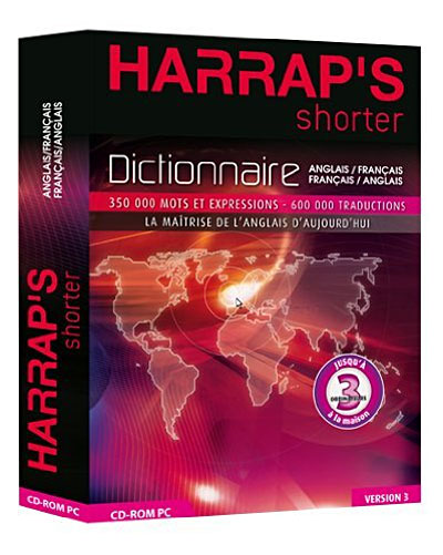 Harrap's Shorter V3 - Dictionnaire français -anglais