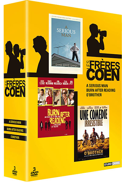 A Serious Man - Burn After Reading - O'Brother - Coffret