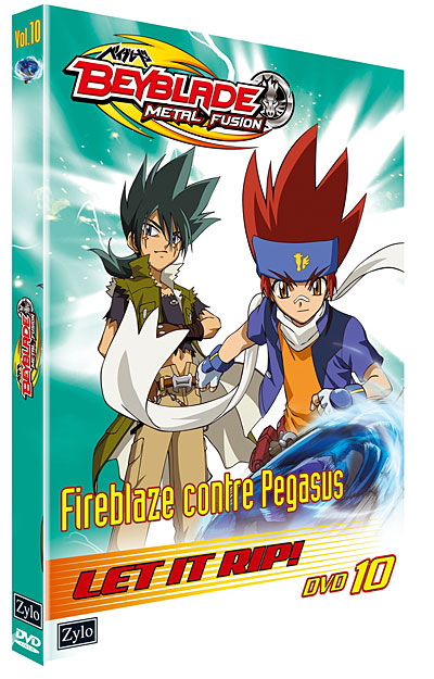 BEYBLADE 10-FIREBLAZE CONTRE PEGASUS-VF