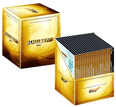 Coffret James Bond 22 films Edition Cube limitée DVD