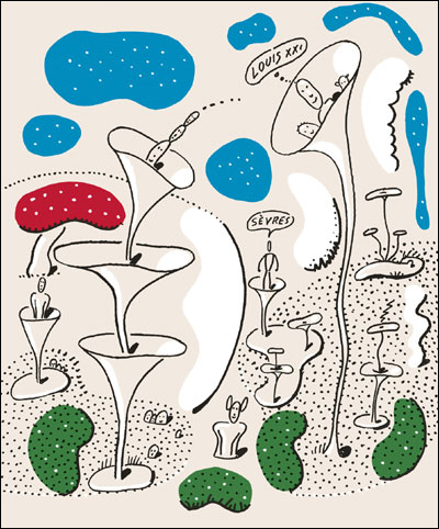 Andrea Branzi : Louis XXI, porcelaine humaine