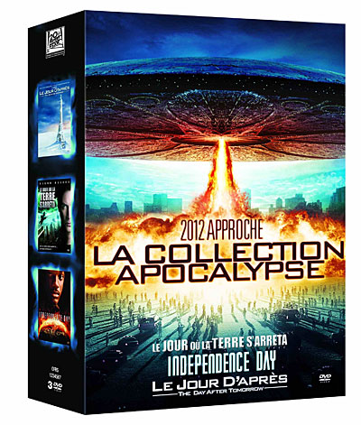 Le Jour où la Terre s'arrêta - Le Jour d'après - Independence Day - Coffret