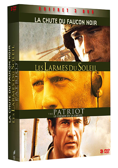 La Chute du Faucon Noir - Les Larmes du soleil - The Patriot - Coffret