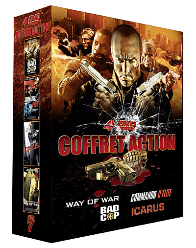 COMMANDO D ELITE-WAY OF WAR-ICARUS-BAD COP-4 DVD-VF