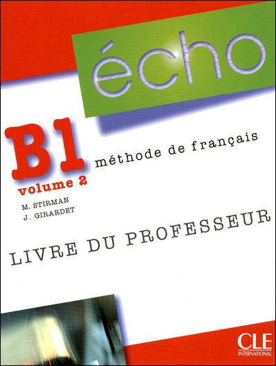 Echo b1.2 livre du professeur