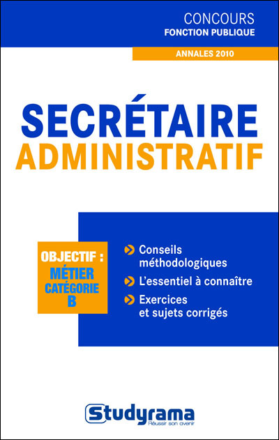 Secrétaire administratif, catégorie B