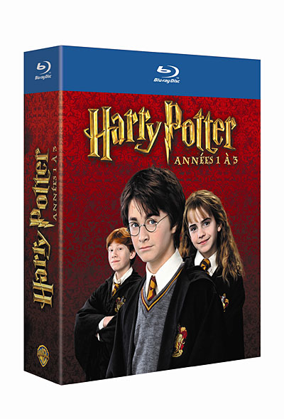Coffret Harry Potter - Les Années 1 à 3 - blu-Ray