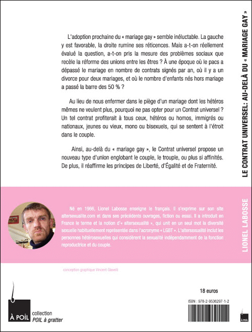 Le Contrat Universel Au Dela Du Mariage Gay