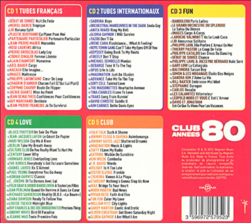 Club années 80 2012 - Compilation - CD album - Achat & prix