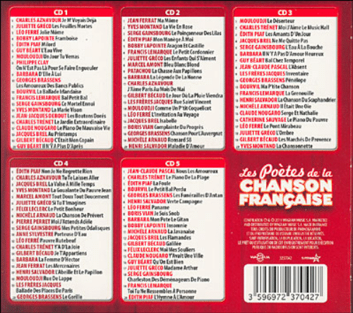 Le patrimoine de la chanson francaise - Multi-artistes - SMPC - CD