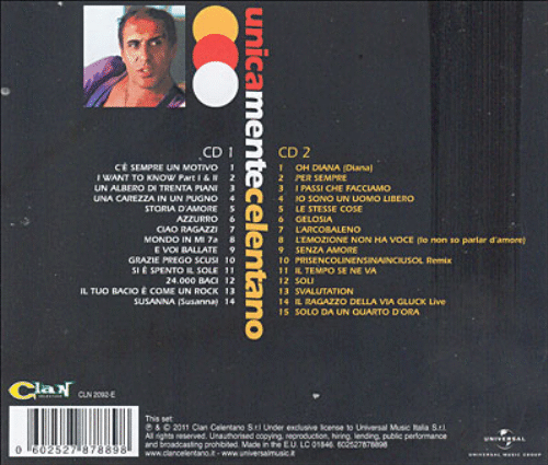 Unicamente Celentano Edition Deluxe Adriano Celentano Cd Album Achat Prix Fnac Stai lontana da me 4. unicamente celentano edition deluxe