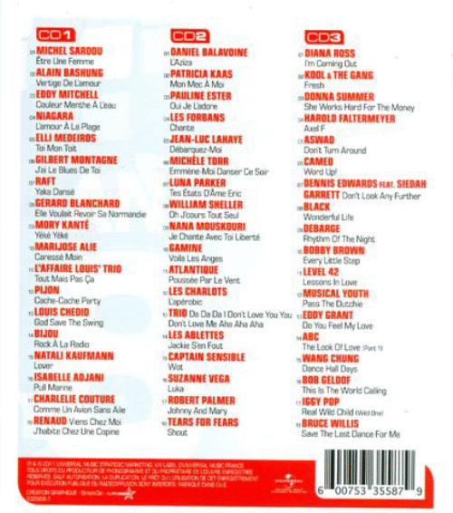Hit box 3 CD Années 80 volume 1 : CD album en Compilation : tous