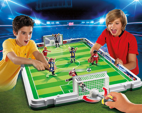 Playmobil Sports & Action 4725 pas cher, Terrain de football transportable