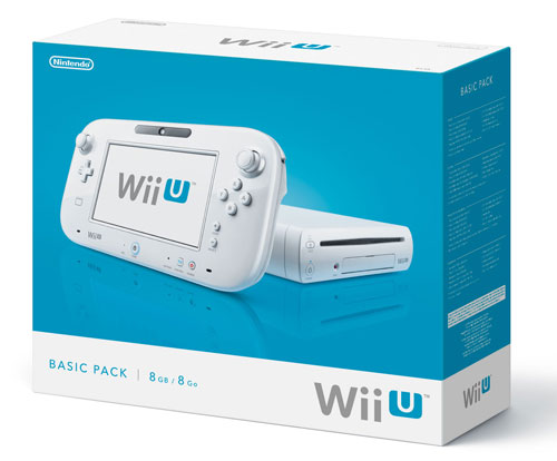 Console de jeux Nintendo Wii U Party Basic Pack blanc - Pack de base pour  les fêtes avec 2 jeux inclus