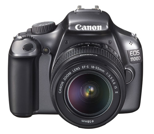 Canon EOS 1100D Gris + Obj. Canon EF-S IS 18 - 55 mm f/3.5 - 5.6 - Appareil  photo reflex - Achat & prix