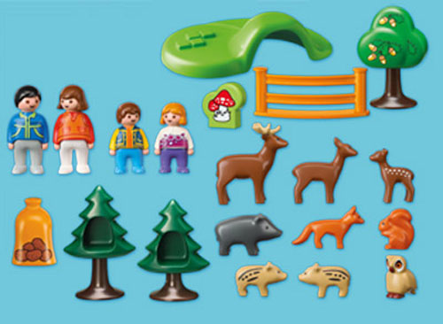 Playmobil 123 animaux foret clearance