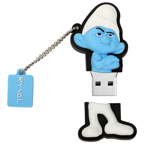 Ryval Cle Usb Schtroumpf Grognon 4 Go Usb 2 0 Cle Usb Achat Prix Fnac