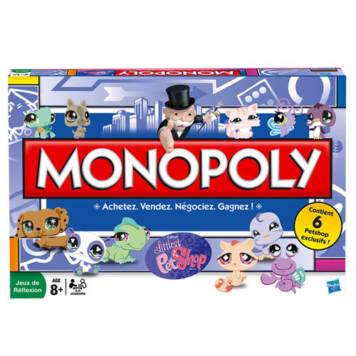 Hasbro Littlest PetShop Monopoly Jeu de strat gie Achat prix