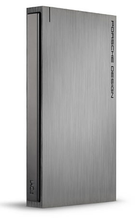 Disque Dur Externe LaCie Porsche Design P9230 – 2 To, Interface Micro-USB, Gris, Très Bon État